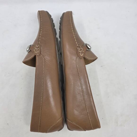 Marc Joseph New York Carter Road Loafers Womens 9 Taupe Leather - Picture 6 of 8